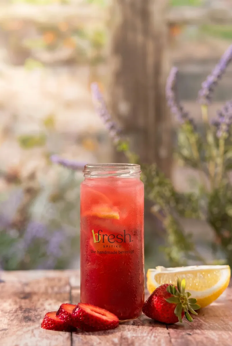 bfresh Erdbeer-Limonade mit Zitrone und Lavendel